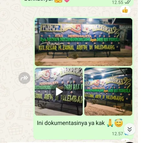 Pengiriman Papan Bunga Duka Tunglur Badas